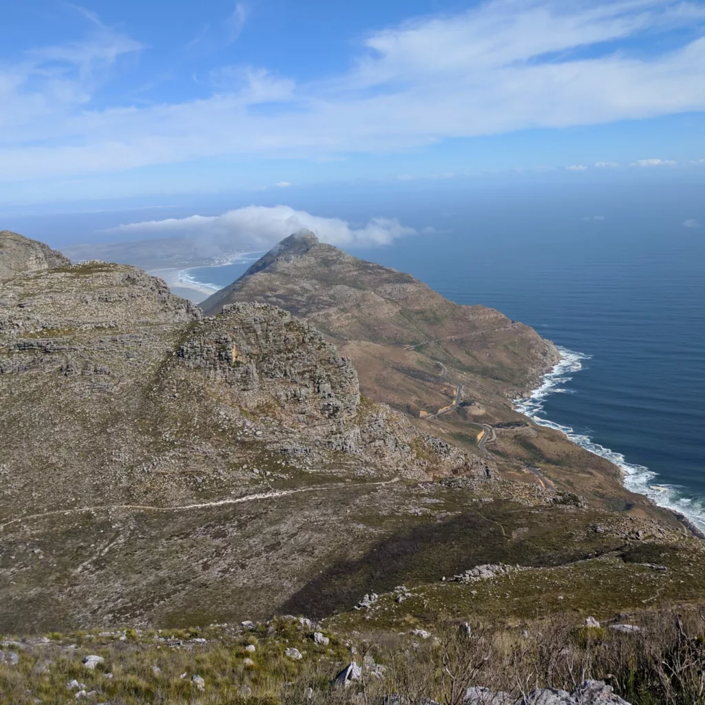 a photo of Chapman's Peak Taken From Constantiaberg